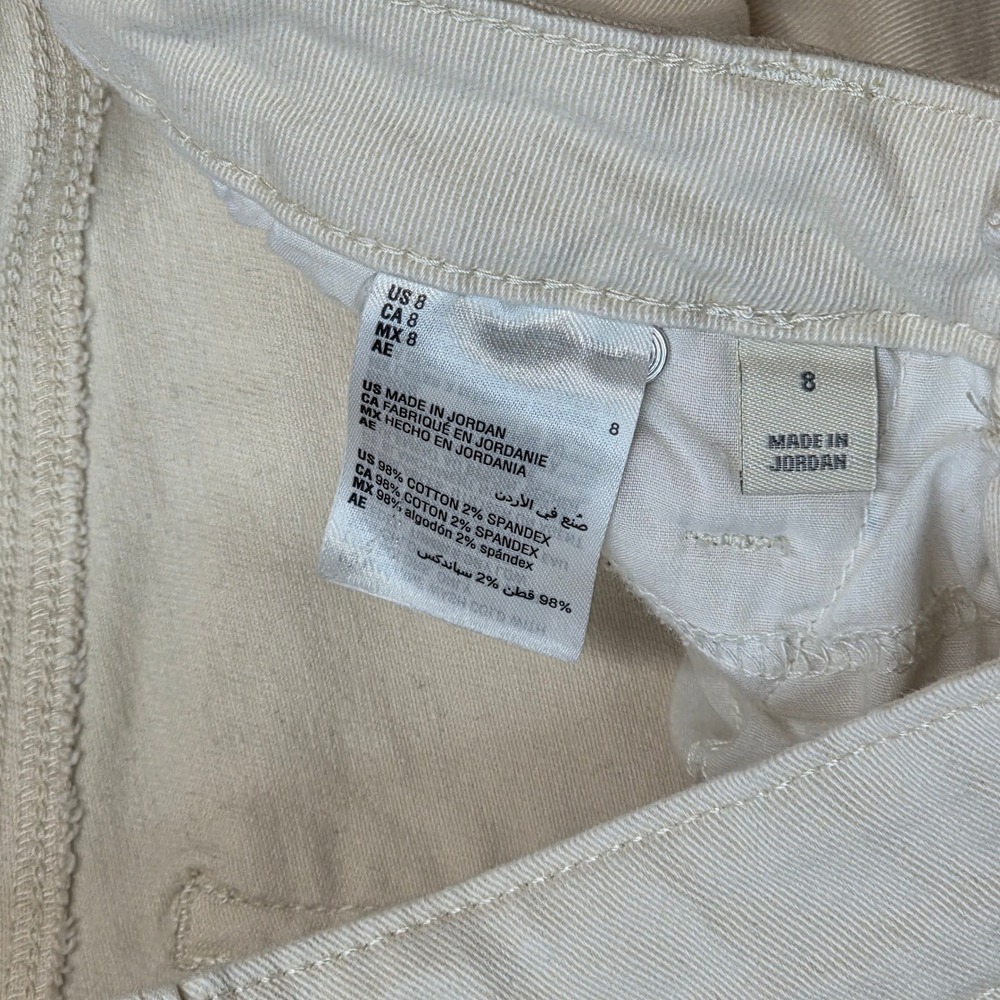 Style & Co Curvy Girlfriend Jeans Cream Off White Size 8 Stretch Denim Pants
459 - Picture 3 of 6